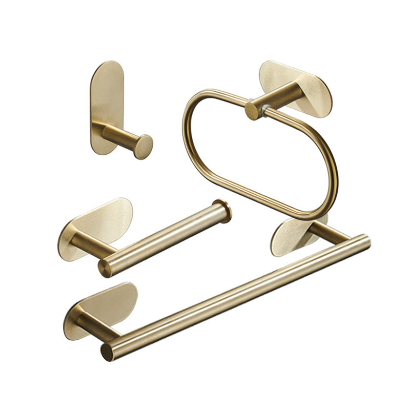 BowLift | 4-piece traditional bathroom hardware set with towel ring/paper holder & bath towel hook