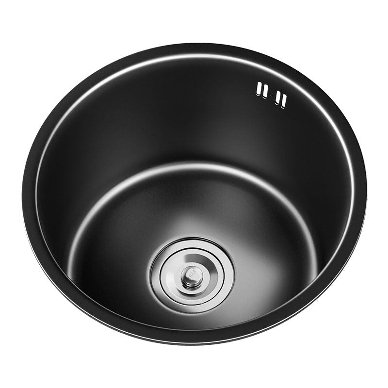 BowLift | Contemporary Style Round Kitchen Sink Stainless Steel Kitchen Sink