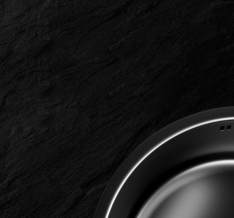 BowLift | Contemporary Style Round Kitchen Sink Stainless Steel Kitchen Sink