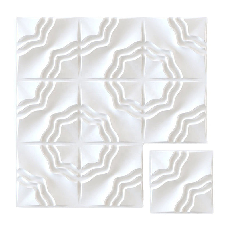 BowLift | Modern square wall panel Peel and stick texture pattern wall covering