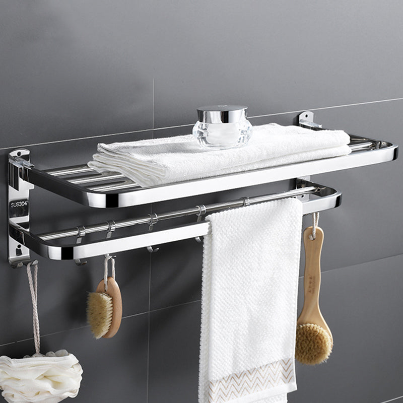BowLift | Silver/Black Bathroom Hardware Set Modern Bathroom Accessories Hardware Set