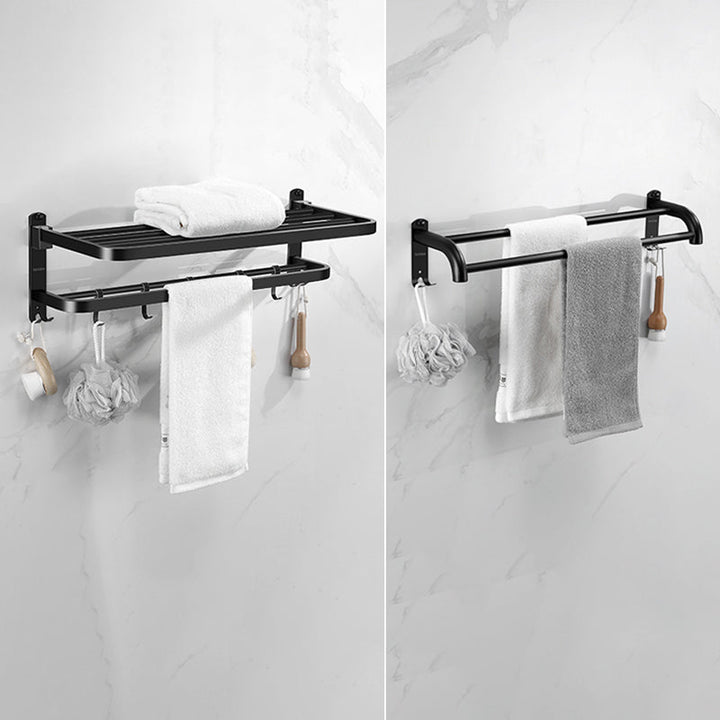 BowLift | Matte black bathroom accessory set Modern bathroom accessory hardware set