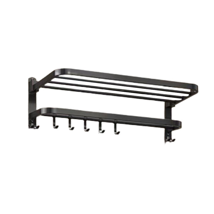 BowLift | Matt black bathroom accessory set Modern bathroom accessory hardware set
