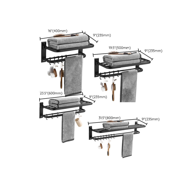 BowLift | Matt Black Bathroom Accessory Set Modern Bathroom Accessory as Individual Piece or as Set