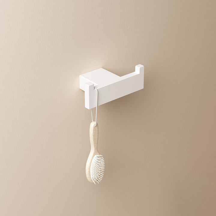 BowLift | Modern White Bathroom Accessory Set Stainless Steel Bath Hardware Set