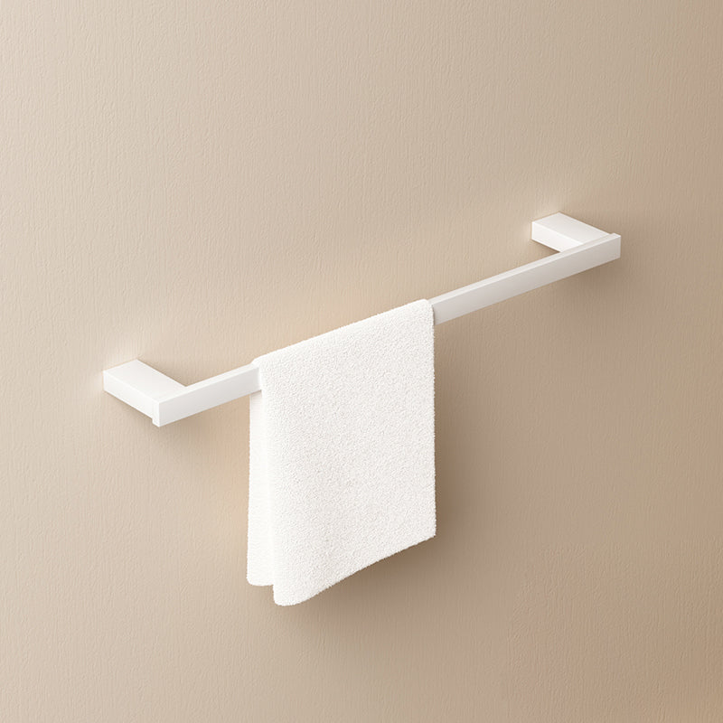 BowLift | Modern White Bathroom Accessory Set Stainless Steel Bath Hardware Set