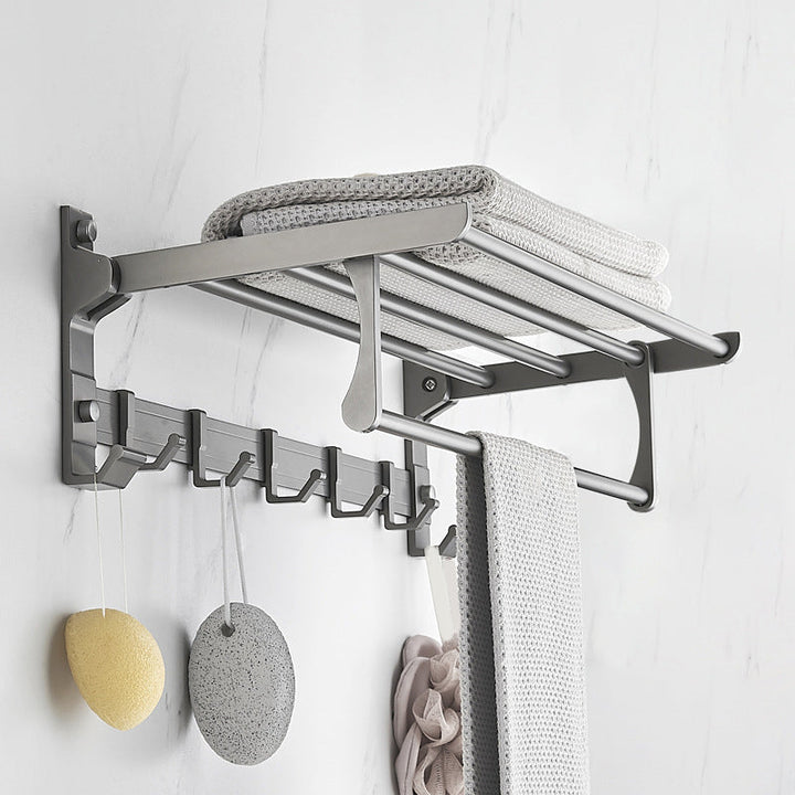 BowLift | Modern Chrome Bathroom Accessories Set Aluminum Bathroom Fixtures Set