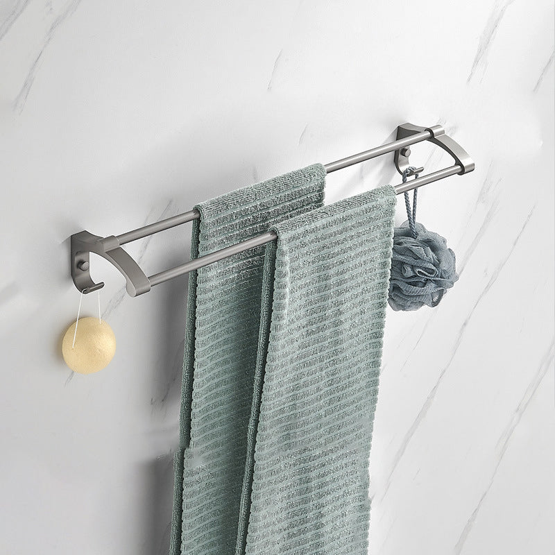 BowLift | Modern Chrome Bathroom Accessories Set Aluminum Bathroom Fixtures Set