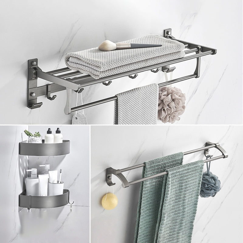 BowLift | Modern Chrome Bathroom Accessories Set Aluminum Bathroom Fixtures Set