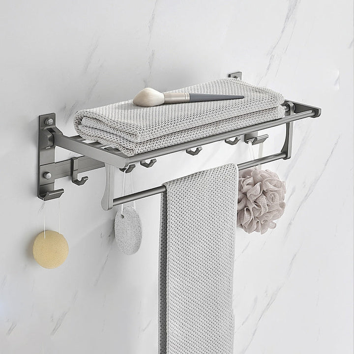 BowLift | Modern Chrome Bathroom Accessories Set Aluminum Bathroom Fixtures Set