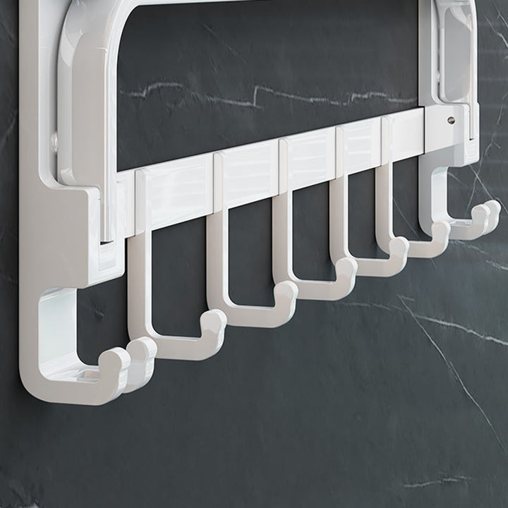 BowLift | Modern white bathroom accessories as a single piece or in a set made of metal