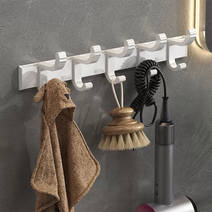 BowLift | Modern white bathroom accessories as a single piece or in a set made of metal