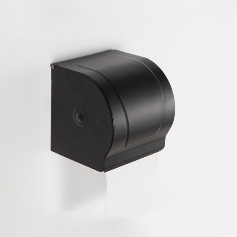 BowLift | Modern Matt Black Bathroom Shelf Paper Holder Bathroom Accessory Set