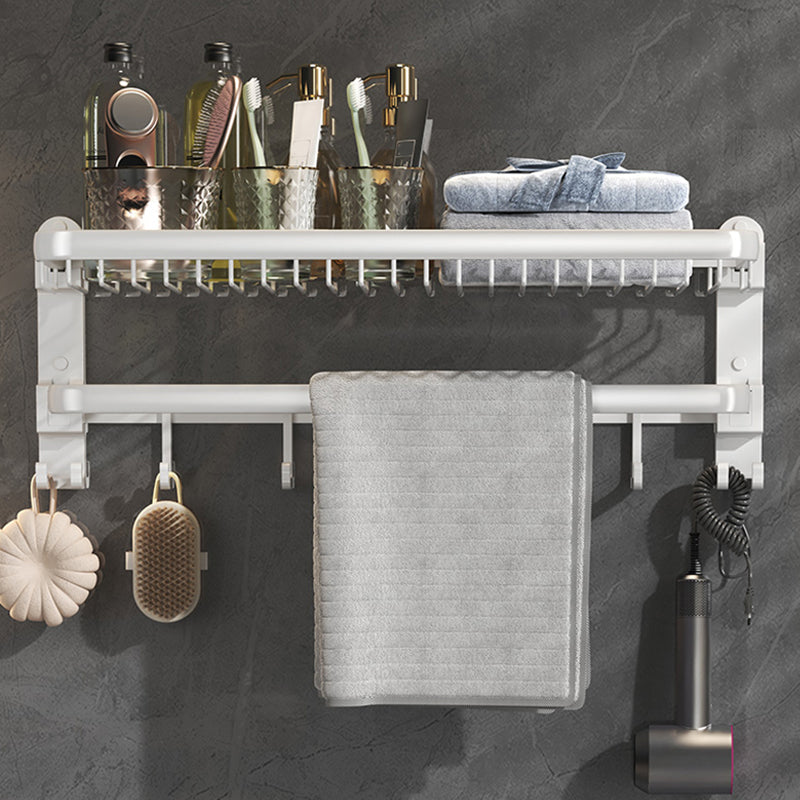 BowLift | Modern Bathroom Accessory Set White Paper Holder Bathroom Shelf Bathroom Fittings Set