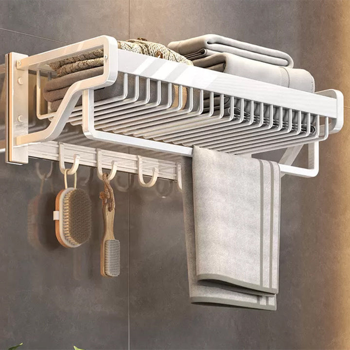 BowLift | Modern Bathroom Accessory Set White Paper Holder Bathroom Shelf Bathroom Fittings Set