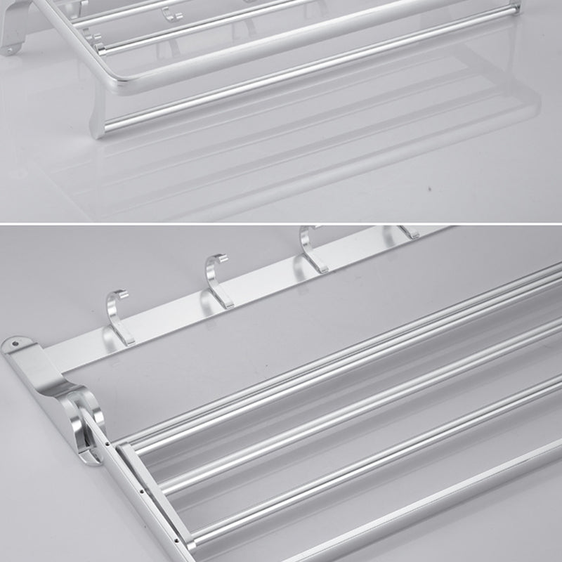 BowLift | 6-piece contemporary bathroom accessory set bathroom shelf/towel bar paper holder included