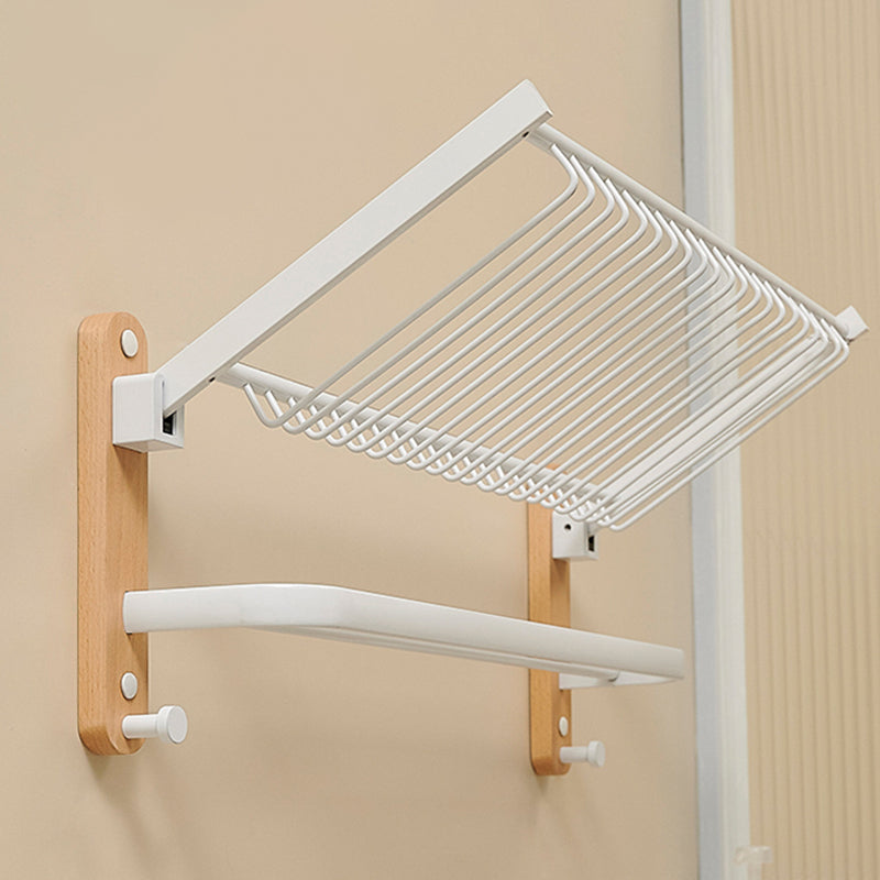 BowLift | Aluminium and Wood Bathroom Accessories Set White Bathroom Accessories Kit