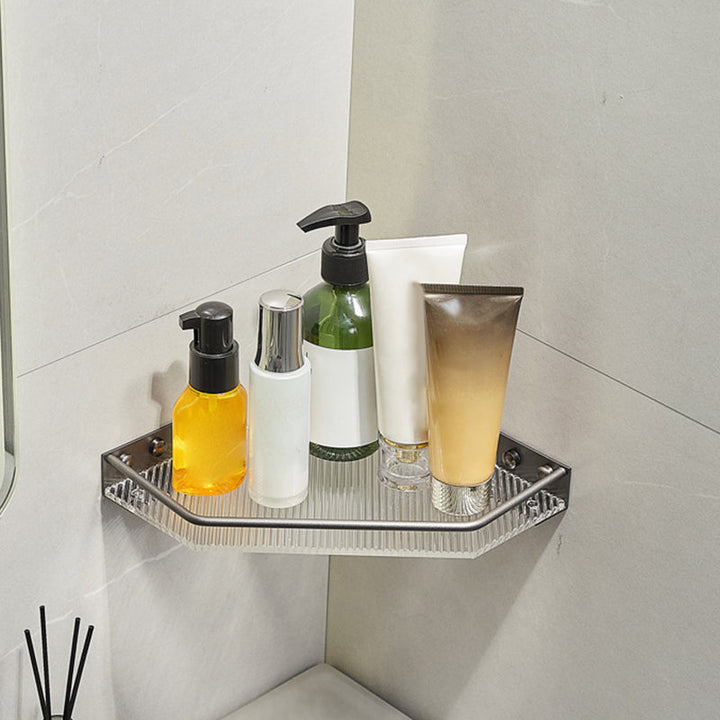 BowLift | Modern Bathroom Set Gray Towel Rack Bathroom Shelf Bathroom Accessories Set
