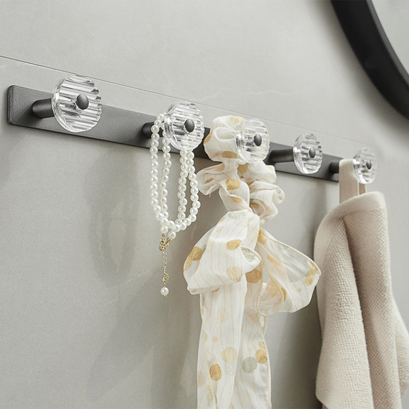 BowLift | Modern Bathroom Set Gray Towel Rack Bathroom Shelf Bathroom Accessories Set