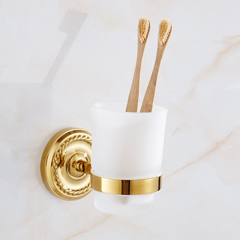 BowLift | Traditional Golden Bathroom Accessories Set Copper Bathroom Set
