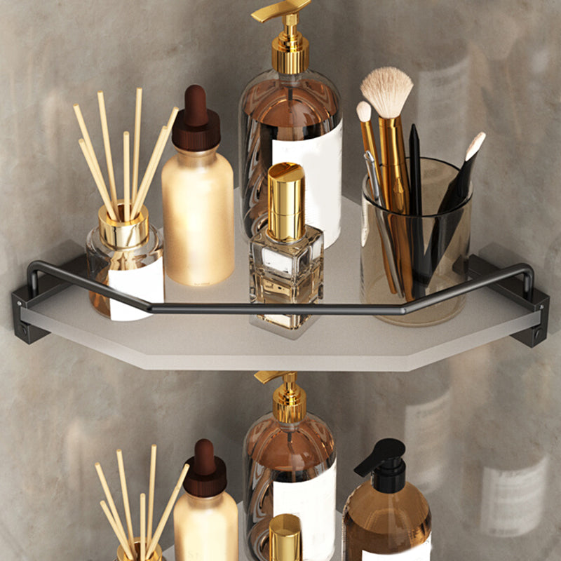 BowLift | Modern Bathroom Accessories Set Bathroom Shelf Towel Holder Black Bathroom Accessories Set