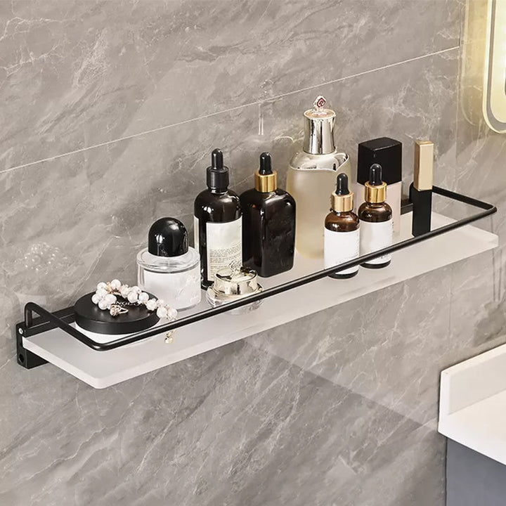 BowLift | Modern Bathroom Accessories Set Bathroom Shelf Towel Holder Black Bathroom Accessories Set