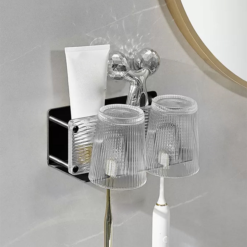 BowLift | Modern Bathroom Accessories Set Bathroom Shelf Towel Holder Black Bathroom Accessories Set