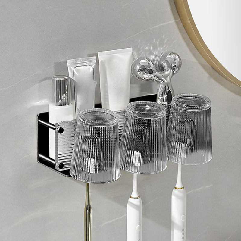 BowLift | Modern Bathroom Accessories Set Bathroom Shelf Towel Holder Black Bathroom Accessories Set