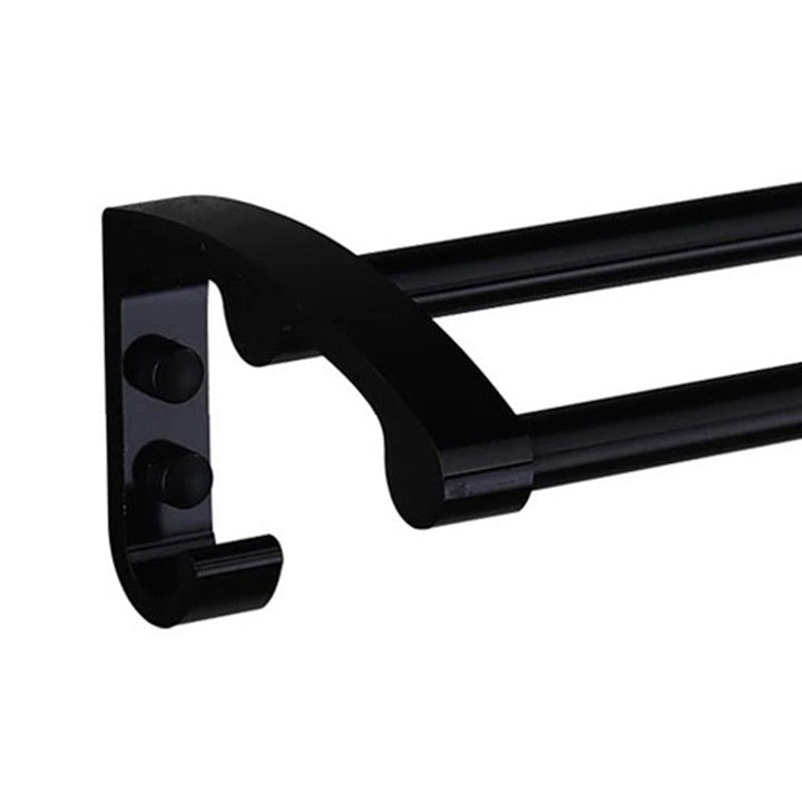 BowLift | Modern 5/6-piece bathroom accessory set with bathroom shelf/robe hooks/towel bar