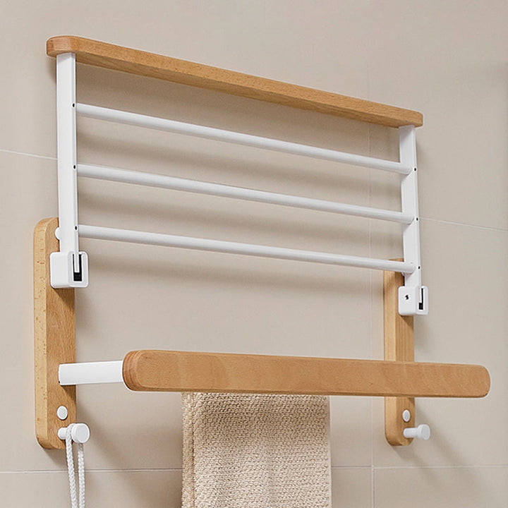 BowLift | Modern natural bathroom accessories as a single piece or in a set made of solid wood
