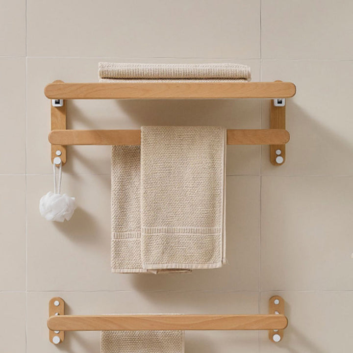 BowLift | Modern natural bathroom accessories as a single piece or in a set made of solid wood