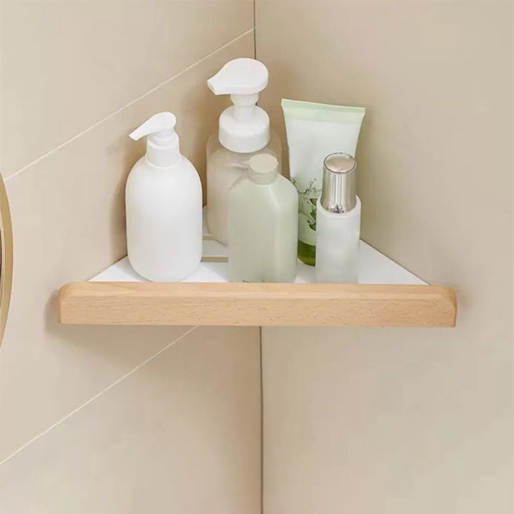 BowLift | White Bathroom Set Solid Wood & Aluminum Bathroom Accessories Individually or as a Set
