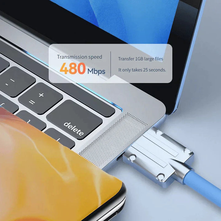 180° rotatable quick charger cable | Bowlift