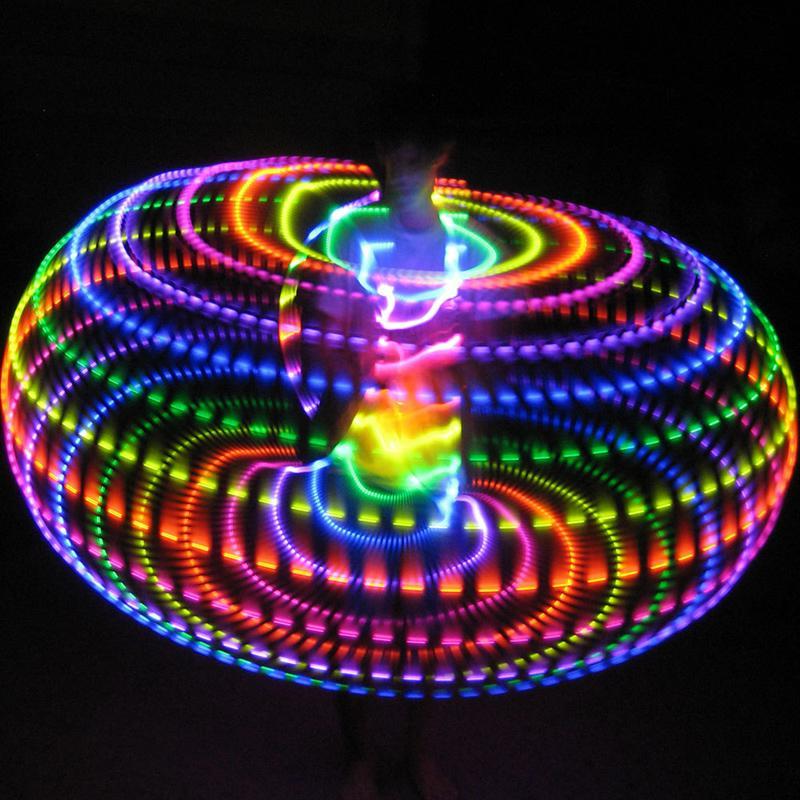 BowLift | LED Lights Glow in Dark Hula Hoop