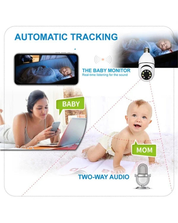 BowLift | Wireless Wifi Bulb Camera Security Camera