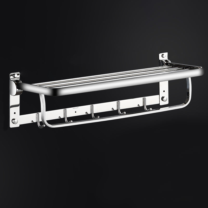 BowLift | Classic Polished Chrome Bathroom Accessory Set Towel Holder/Paper Holder/Robe Hooks Included
