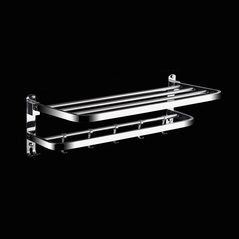 BowLift | Classic Polished Chrome Bathroom Accessory Set Towel Rail/Paper Holder/Bathrobe Hook Included