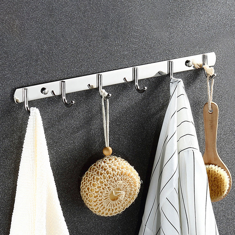 BowLift | Classic Polished Chrome Bathroom Accessory Set Towel Holder/Paper Holder/Robe Hooks Included