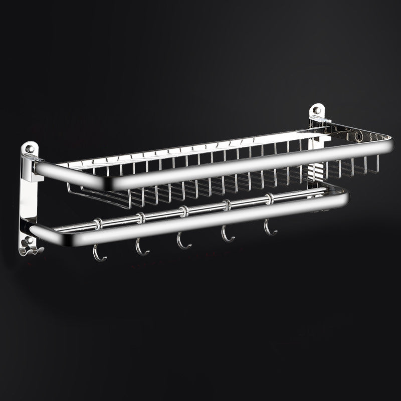 BowLift | Classic Polished Chrome Bathroom Accessory Set Towel Holder/Paper Holder/Robe Hooks Included