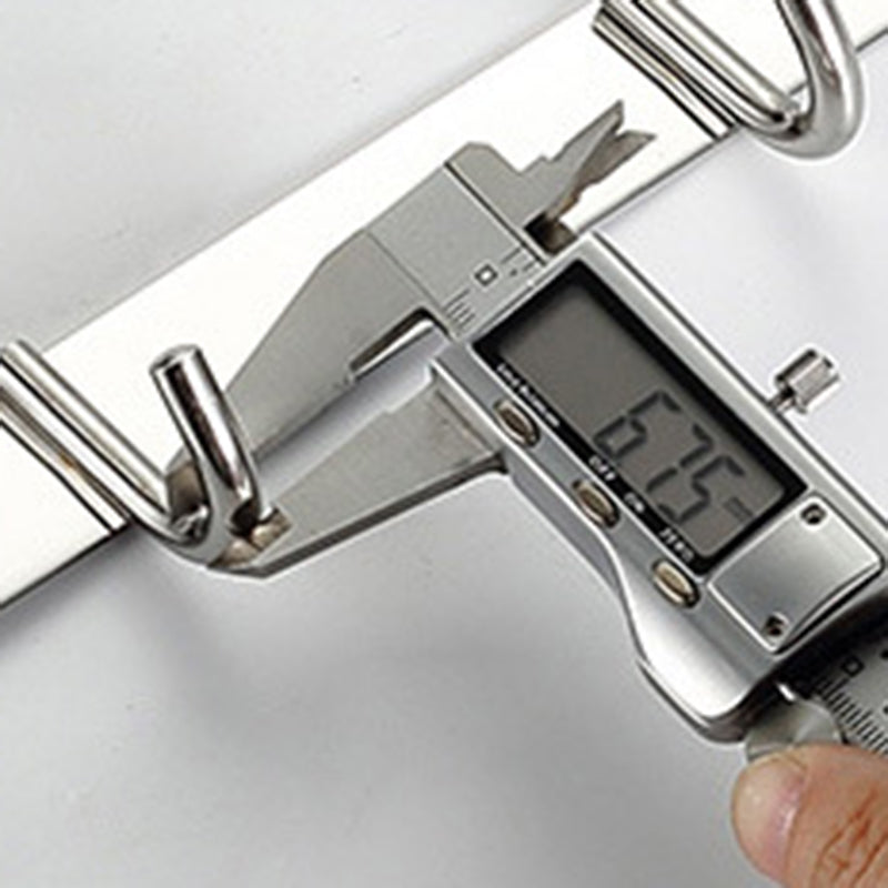 BowLift | Classic Polished Chrome Bathroom Accessory Set Towel Rail/Paper Holder/Bathrobe Hook Included