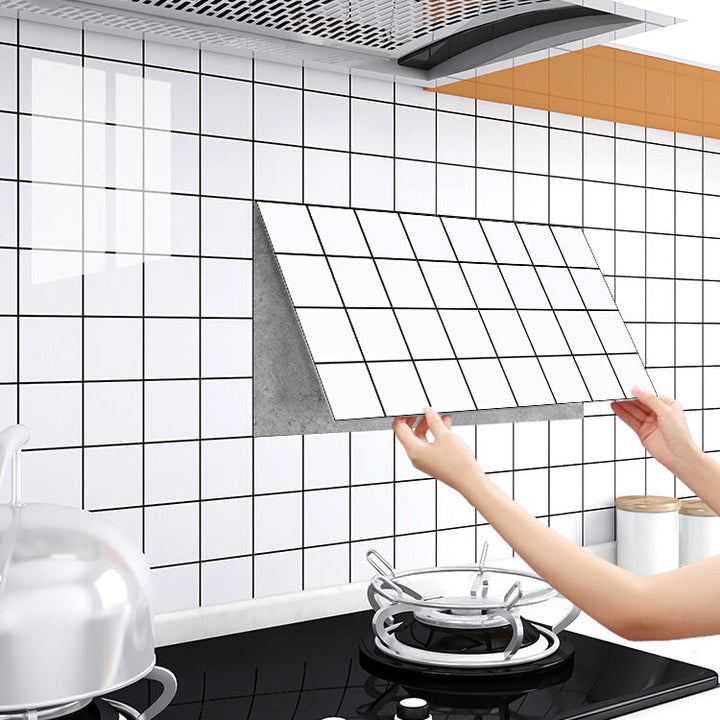 BowLift | Rectangular PVC 12" X 23" 6-Pack Peel and Stick Wall Tile Kitchen and Bathroom Back Splash