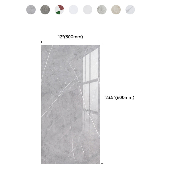 BowLift | Rectangular PVC 12" X 23" 6-Pack Peel and Stick Wall Tile Kitchen and Bathroom Back Splash
