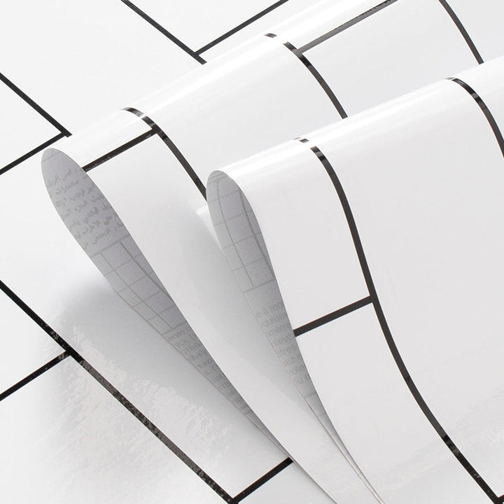 BowLift | 23" X 196" PVC Peel and Stick Wallpaper Kitchen and Bathroom Waterproof Wallpaper
