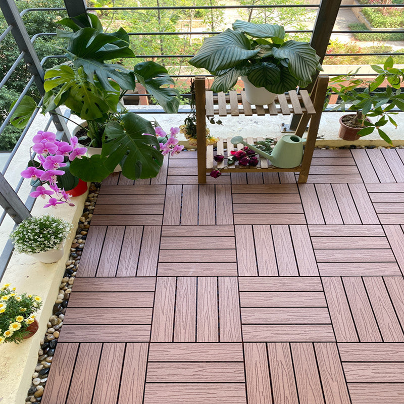 BowLift | Composite deck tile Solid Color Waterproof Patio Floor Tile