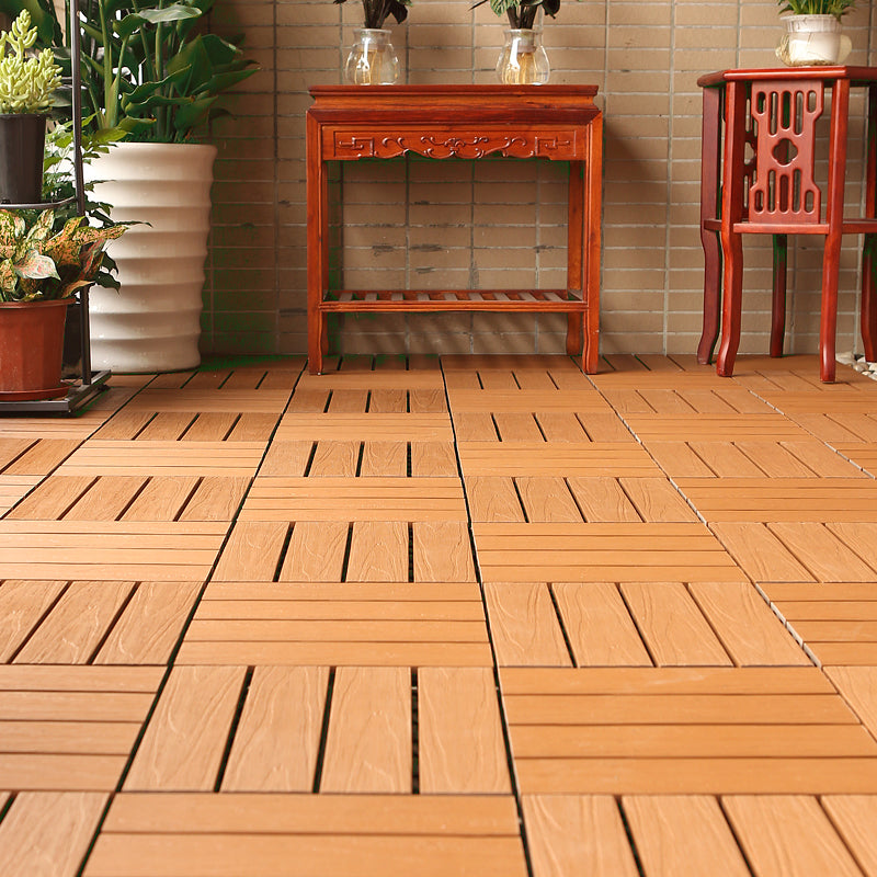 BowLift | Composite deck tile Solid Color Waterproof Patio Floor Tile