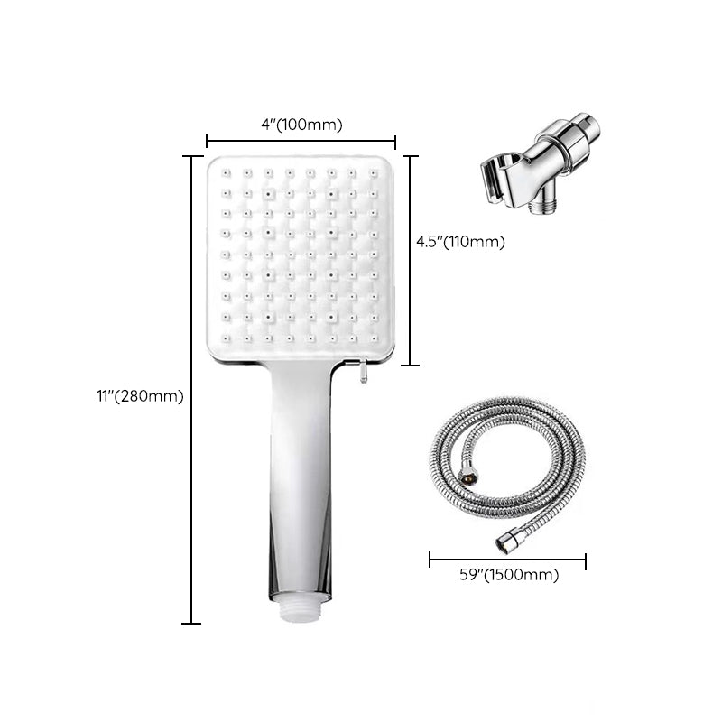 BowLift | Classic Handheld Showerhead Standard Round Showerheads in Silver