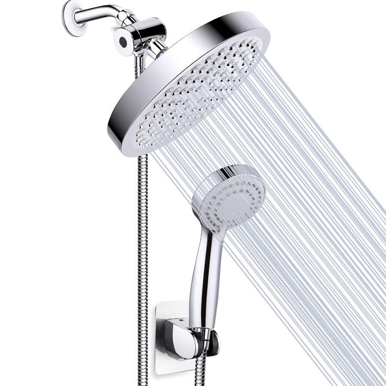 BowLift | Traditional Shower Head Simple Metal Round Handheld Shower