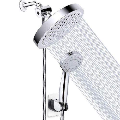 BowLift | Traditional Shower Head Simple Metal Round Handheld Shower