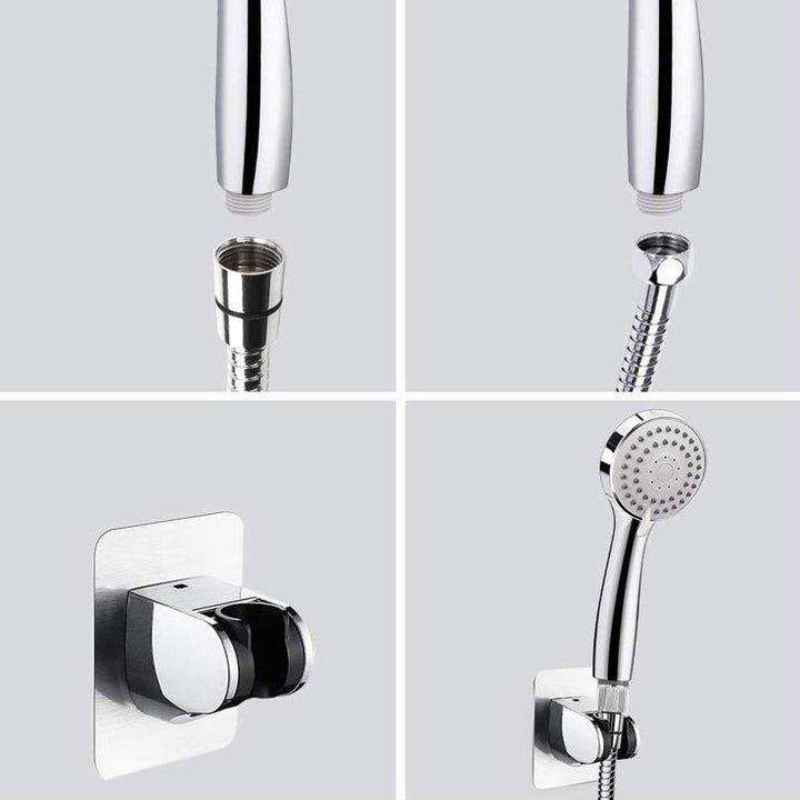 BowLift | Traditional Shower Head Simple Metal Round Handheld Shower