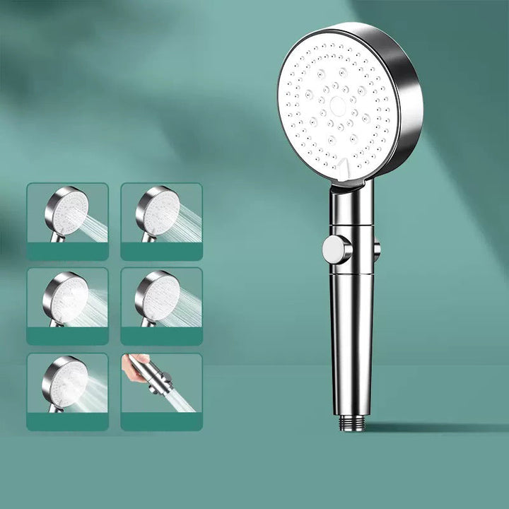 BowLift | Modern Handheld Supercharged Showerhead Round Turbo Spray Head